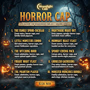 Halloween menu flyer