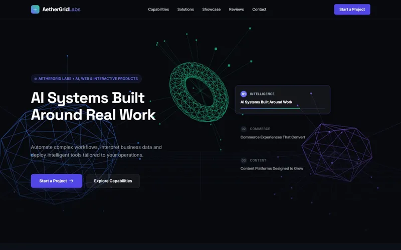 AetherGrid Labs concept preview