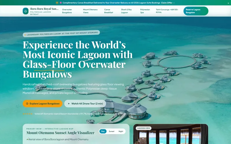 Bora Bora Experience concept preview