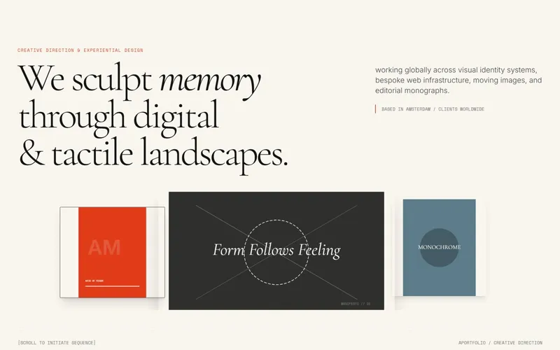 Editorial Portfolio concept preview