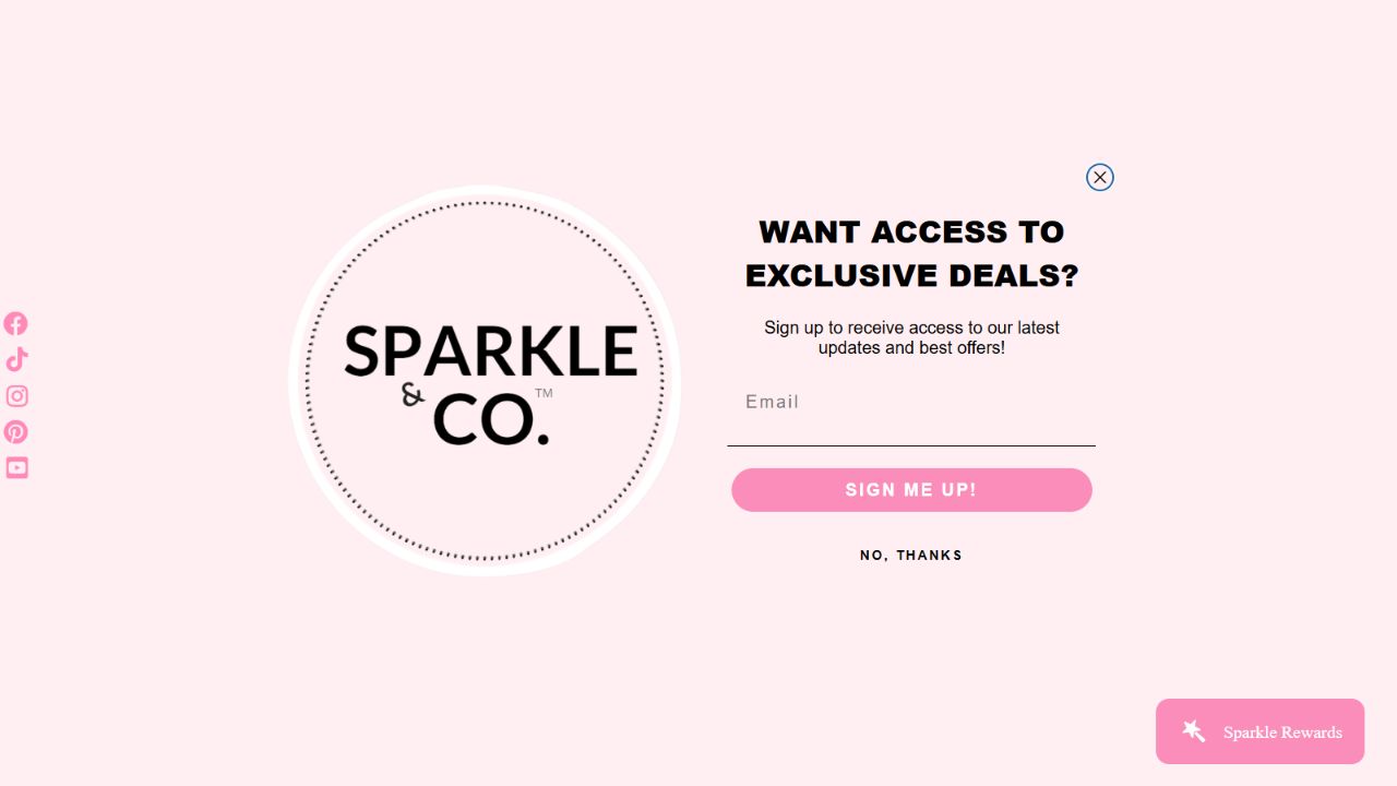 Sparkle & Co website preview