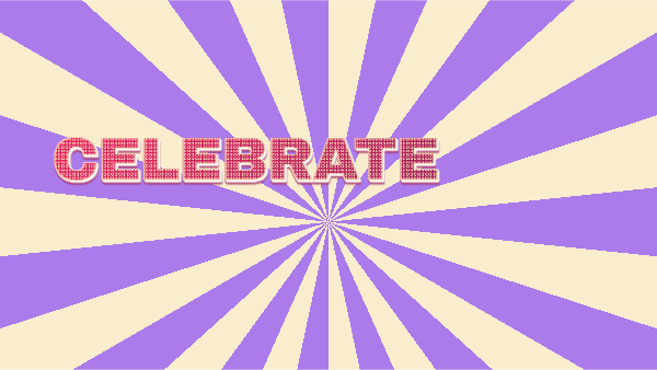 CELEBRATE with a glitter treatment